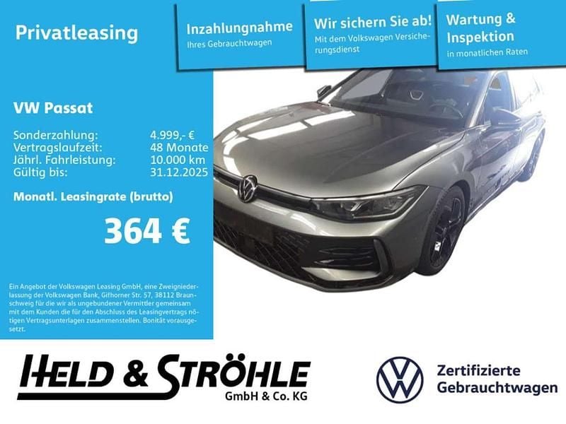 Diabasgrau metallic Gebraucht 2025 VW Passat R-line Kombi | 41.970 € (Superpreis) - Bild 1/3