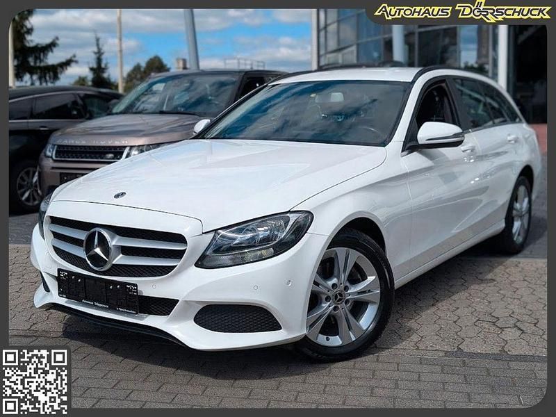 Weiß Gebraucht 2017 Mercedes C220 Kombi | 15.590 € (Fairer Preis) - Bild 1/4