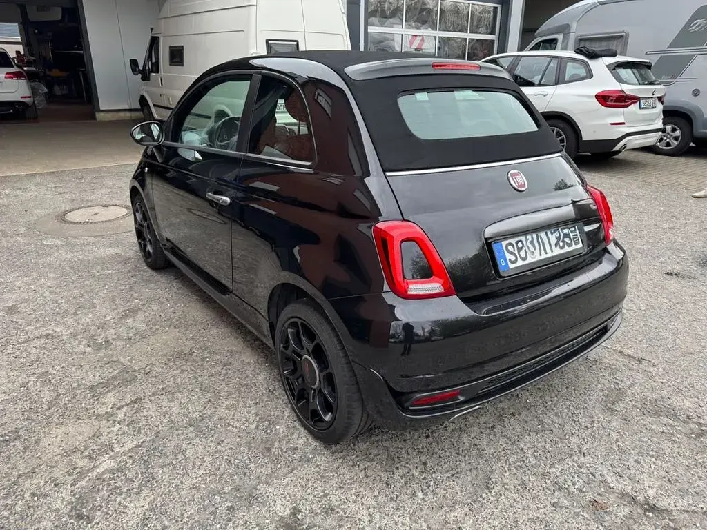 Używany Fiat 500C S 95 KM (69 kW) 2017 Czarny Kabriolet