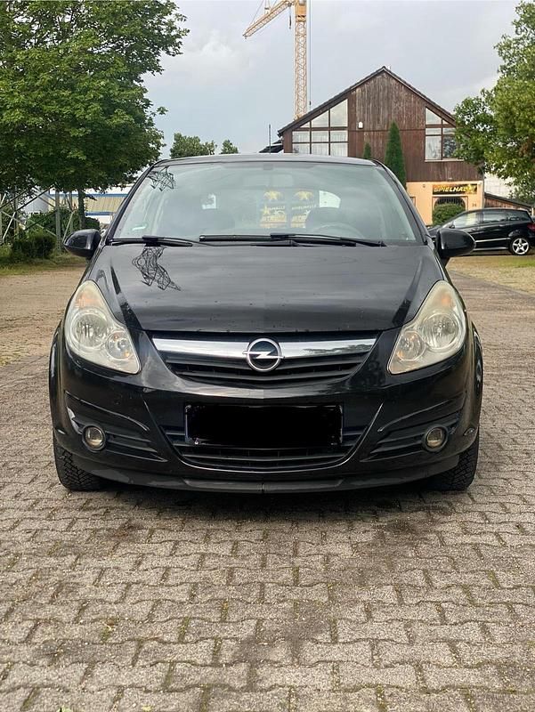 Gebraucht Opel Corsa 80 PS (58 kW) 2008 Schwarz Kleinwagen