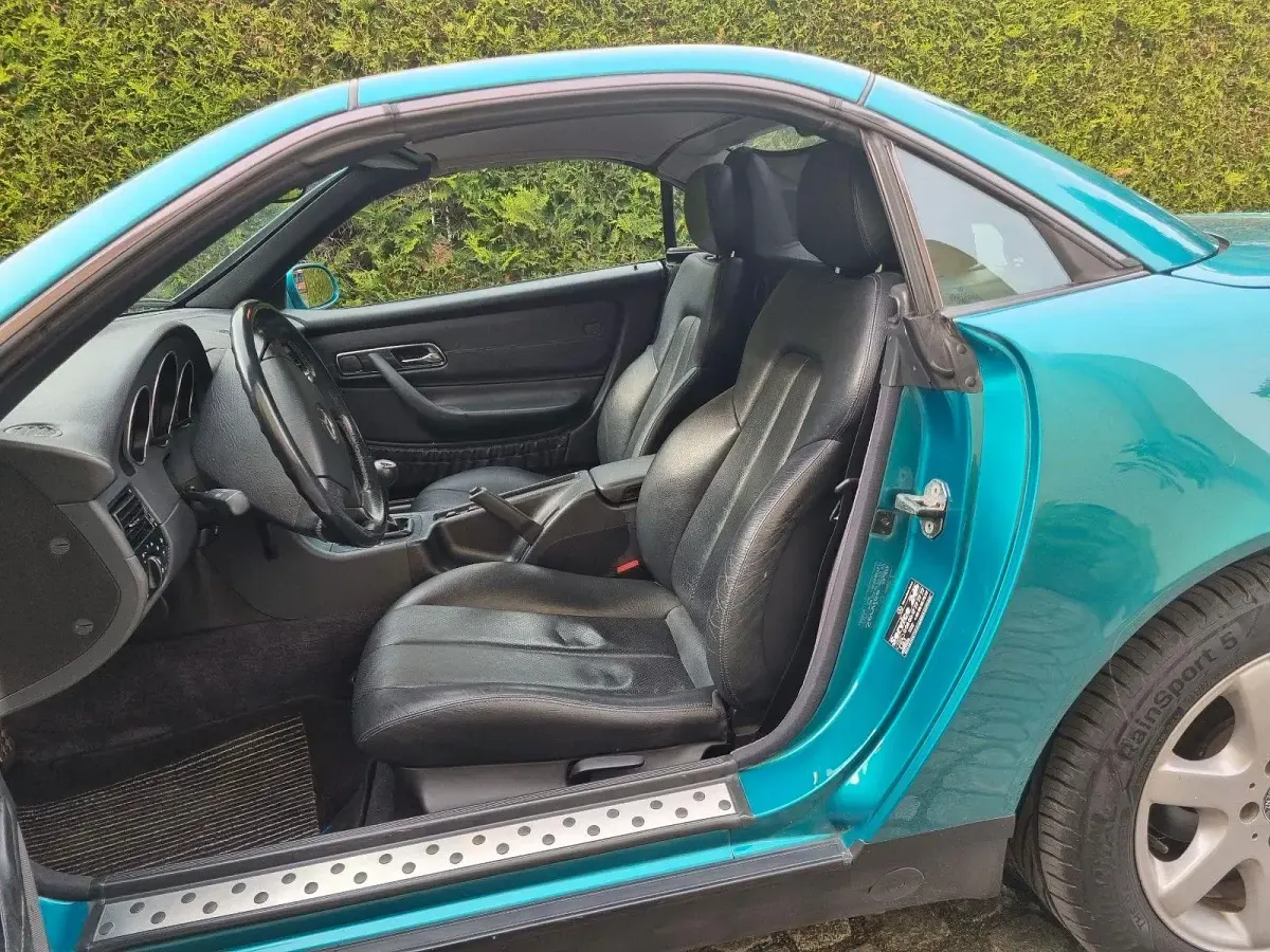 Gebraucht Mercedes SLK200 136 PS (100 kW) 2000 Grün Cabrio