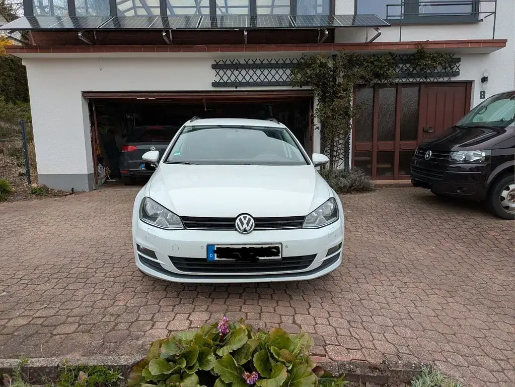Gebraucht VW Golf VII Trendline 110 PS (80 kW) 2014 Weiß Kombi