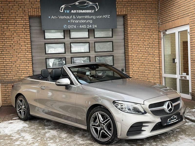 Gebraucht Mercedes C220 AMG line 194 PS (142 kW) 2019 Silber Cabrio