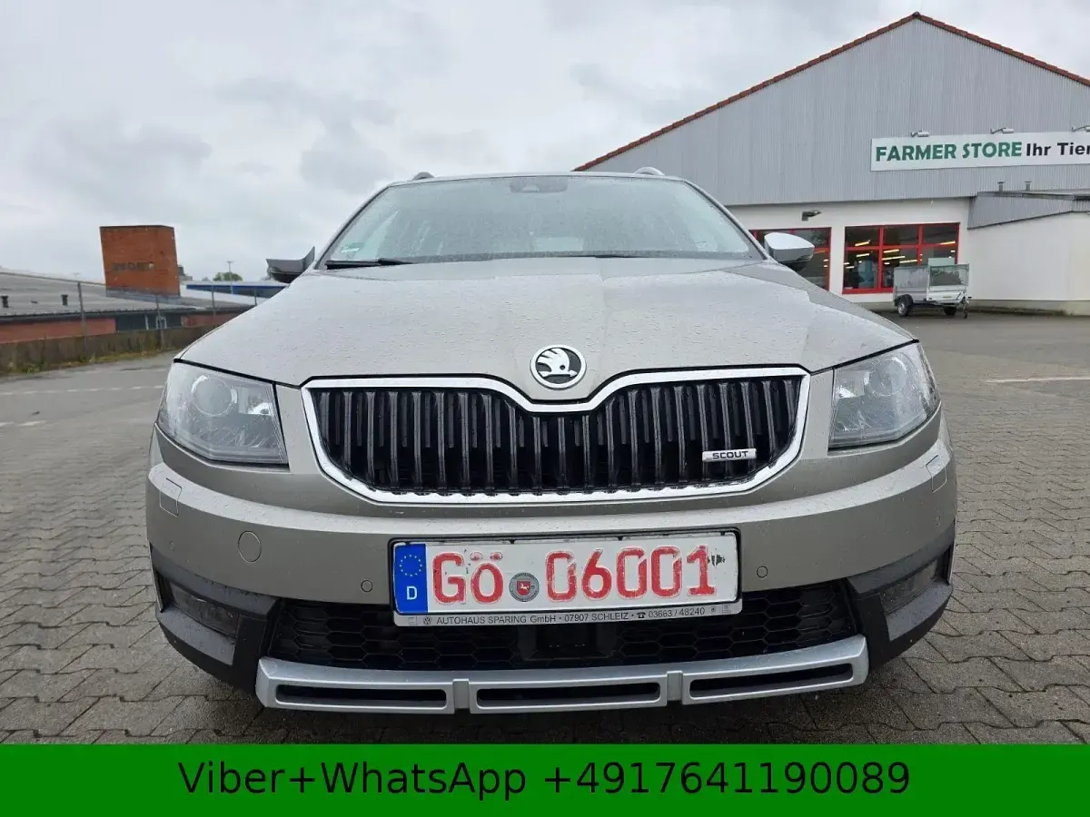 Gebraucht Skoda Octavia Scout 4x4 184 PS (135 kW) 2015 Beige Kombi