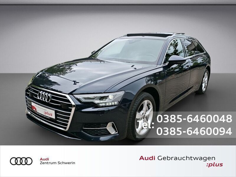 Blue metallic Gebraucht 2021 Audi A6 Sport Kombi | 37.990 € (Guter Preis) - Bild 1/4