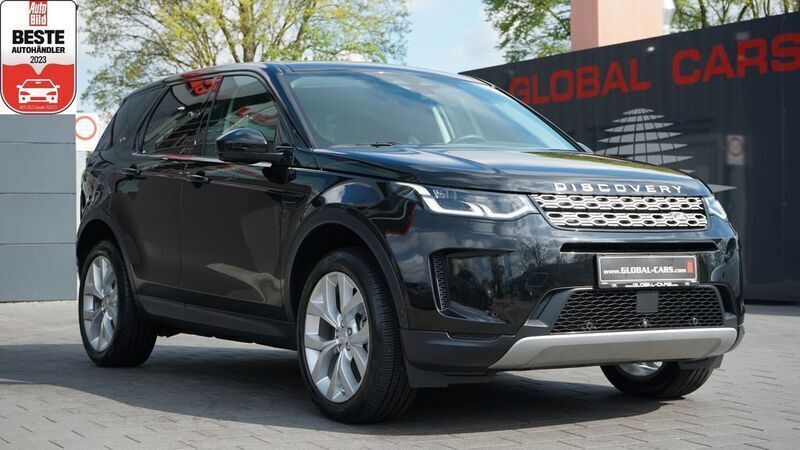Santorini black Gebraucht 2021 Land Rover Discovery Sport SUV | 31.885 € (Superpreis) - Bild 1/4