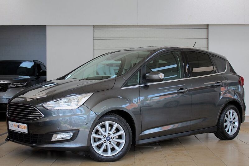 Grau Gebraucht 2018 Ford C-MAX Titanium Van / Kleinbus | 14.750 € (Fairer Preis) - Bild 1/4