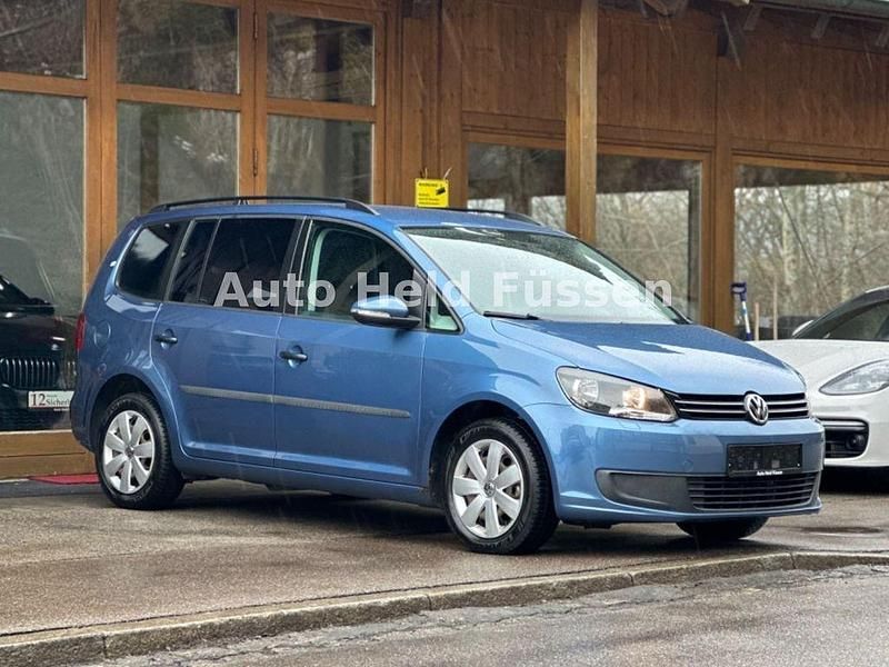 Gebraucht VW Touran Trendline 140 PS (102 kW) 2011 Blau Van / Kleinbus