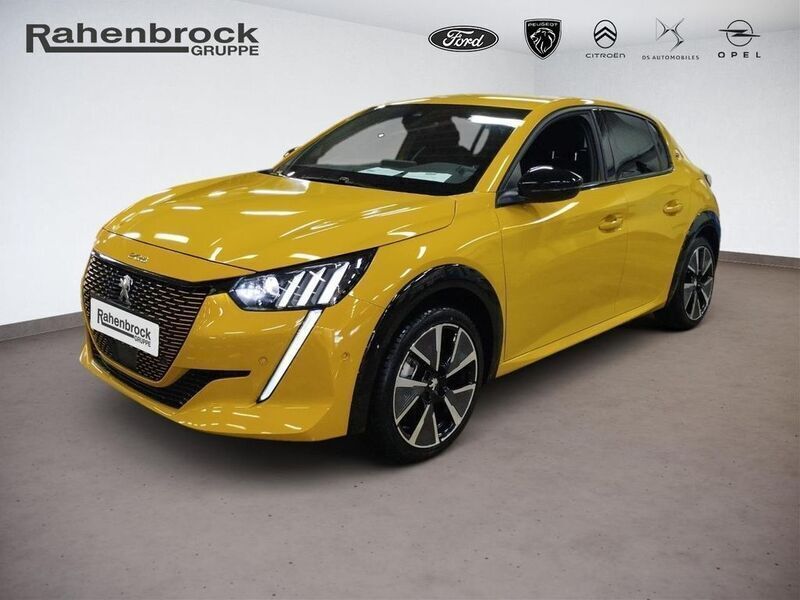 Faro gelb Gebraucht 2023 Peugeot e-208 GT Kleinwagen | 21.990 € (Guter Preis) - Bild 1/4
