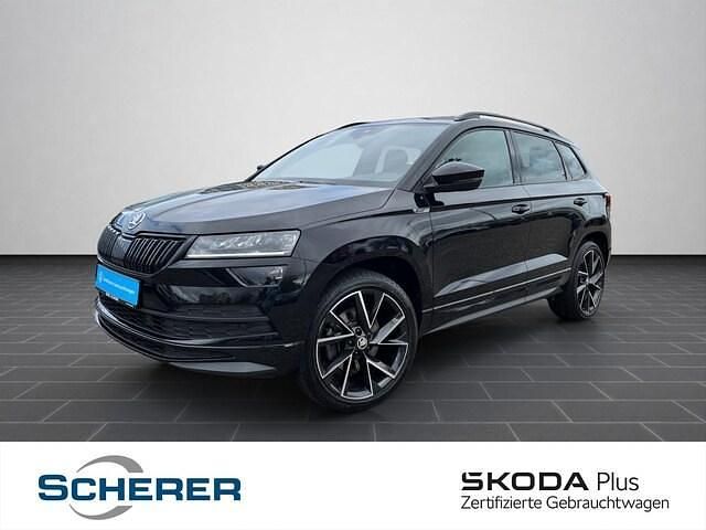 Schwarzmagic perleffekt Gebraucht 2022 Skoda Karoq SportLine SUV | 24.499 € - Bild 1/4
