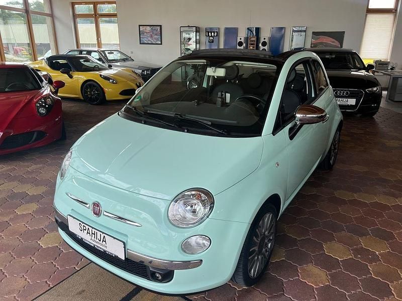 Grün Gebraucht 2014 Fiat 500C Cabrio | 8.199 € (Fairer Preis) - Bild 1/4