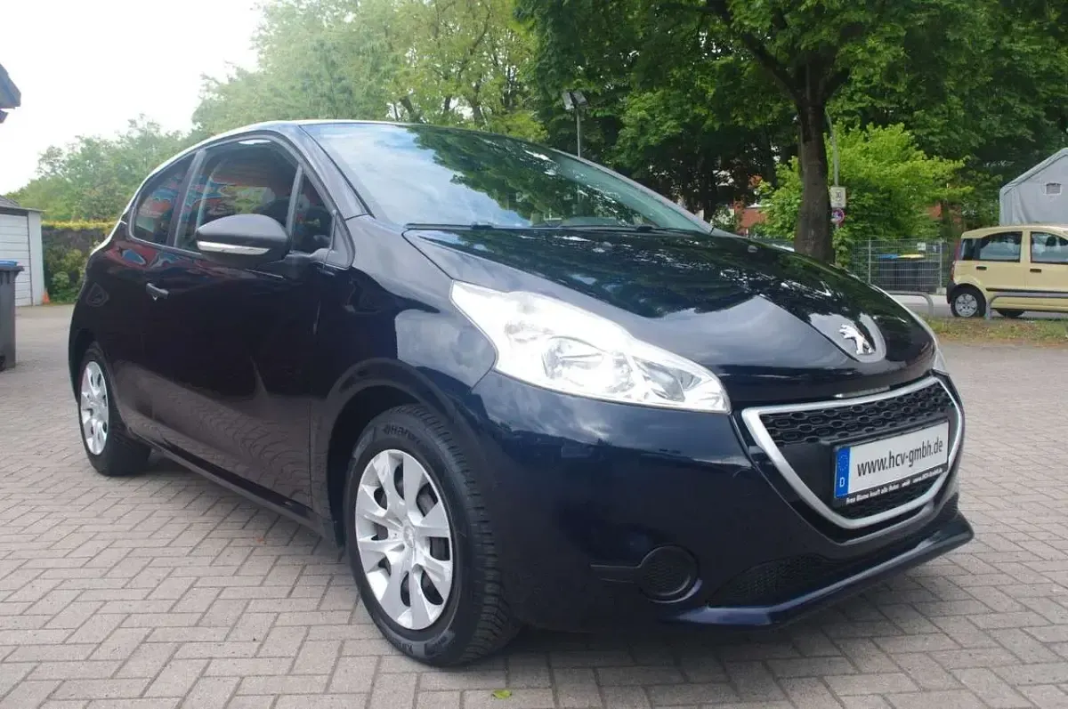 Brugt Peugeot 208 Access 68 HK (50 kW) 2014 Blå Hatchback