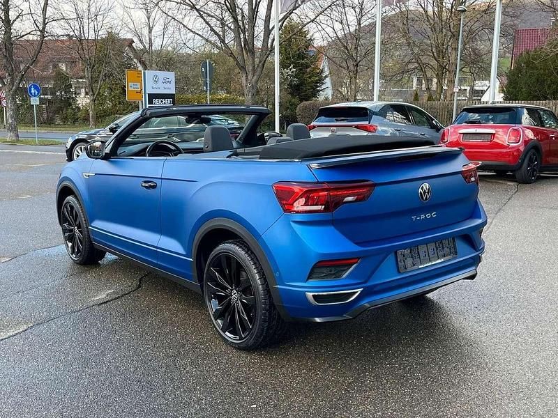 Gebraucht VW T-Roc Cabriolet Edition 150 PS (110 kW) 2021 Blau Cabrio
