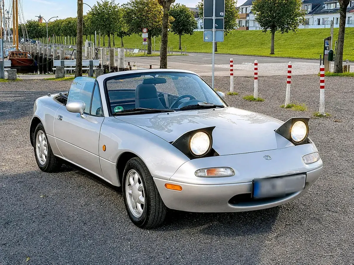 Gebraucht Mazda MX5 116 PS (85 kW) 1993 Silber Cabrio