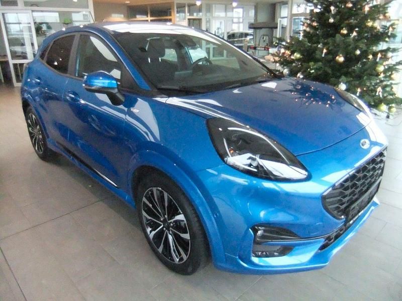 Blau Gebraucht 2022 Ford Puma ST-Line Limousine | 18.499 € (Guter Preis) - Bild 1/4