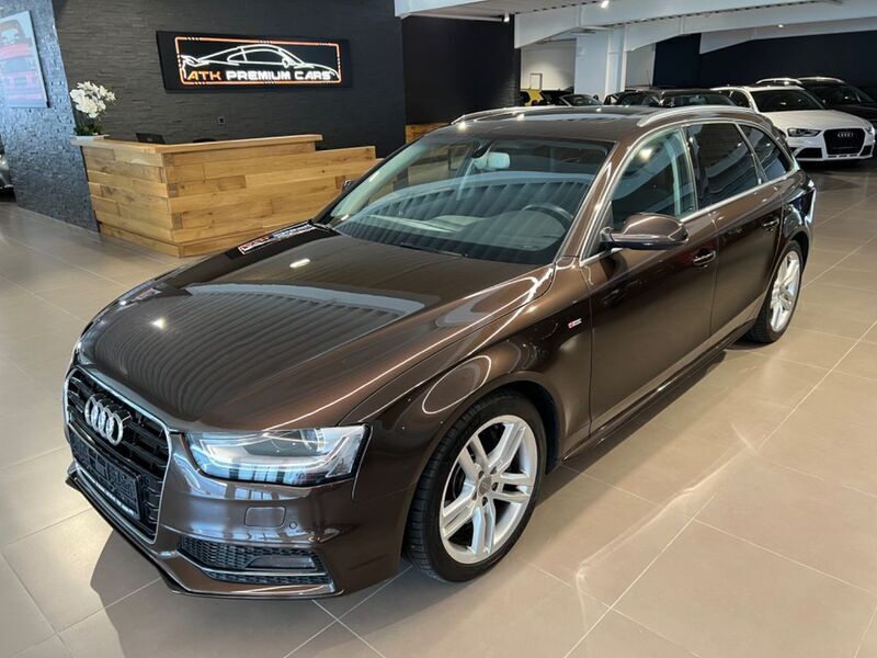 Braun Gebraucht 2013 Audi A4 S-Line Kombi | 18.990 € - Bild 1/4