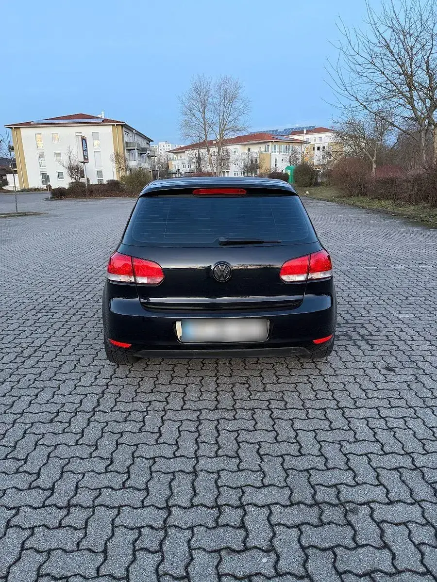 Gebraucht VW Golf VI Trendline 80 PS (58 kW) 2009 Schwarz Kleinwagen