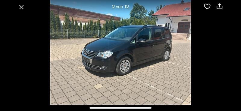 Gebraucht VW Touran 140 PS (102 kW) 2009 Schwarz Van / Kleinbus