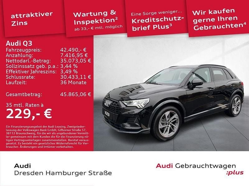 Gebraucht Audi Q3 Advanced Plus 150 PS (110 kW) 2025 Schwarz SUV