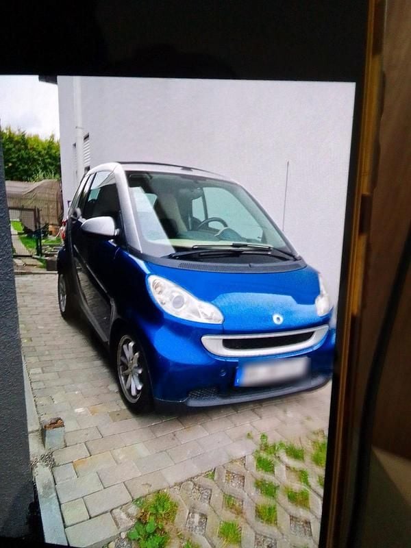 Blau Gebraucht 2009 Smart ForTwo Cabrio Cabrio | 4.000 € (Guter Preis) - Bild 1/4