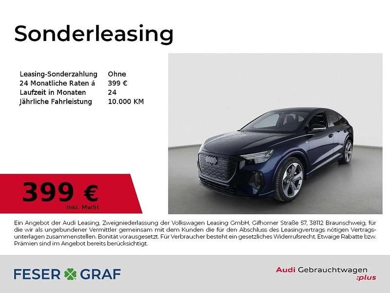 Navarrablau metallic Gebraucht 2025 Audi Q4 e-tron S-Line SUV | 54.890 € (Teuer) - Bild 1/4