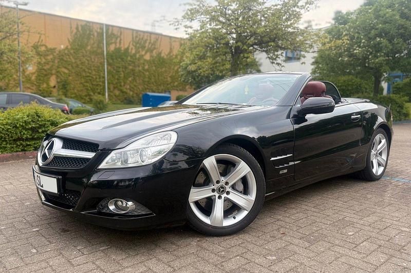 Schwarz Gebraucht 2009 Mercedes SL500 Cabrio | 32.900 € (Superpreis) - Bild 1/4