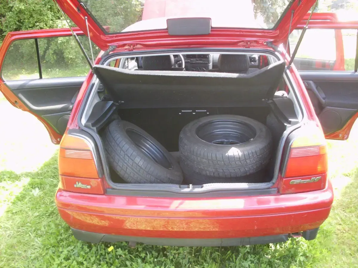 Gebraucht VW Golf III 1996 Rot Kleinwagen
