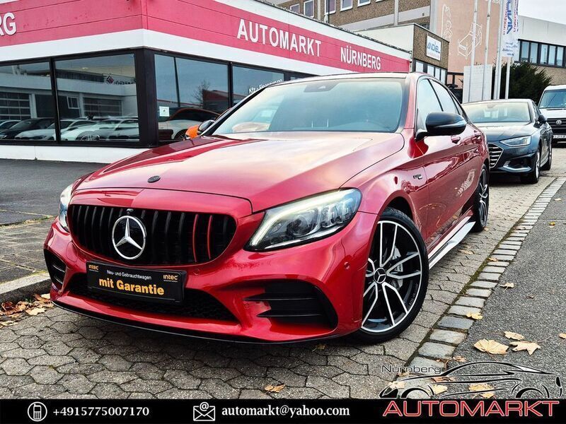 Rot Gebraucht 2019 Mercedes C43 AMG AMG Limousine | 40.590 € (Superpreis) - Bild 1/4