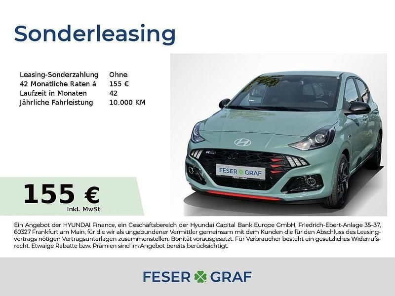 Mangrove green Neu 2025 Hyundai i10 N Line Kleinwagen | 18.190 € (Guter Preis) - Bild 1/4