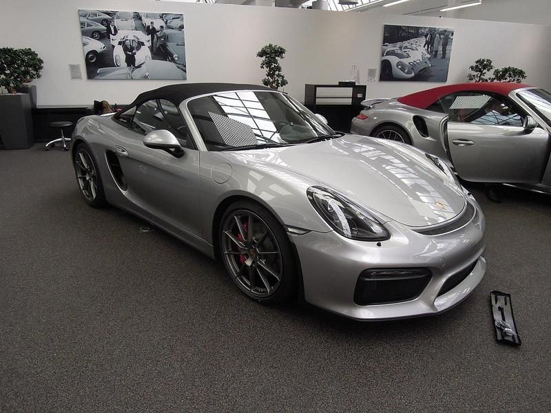 Gebraucht Porsche Boxster Spyder 375 PS (275 kW) 2016 Silber Cabrio