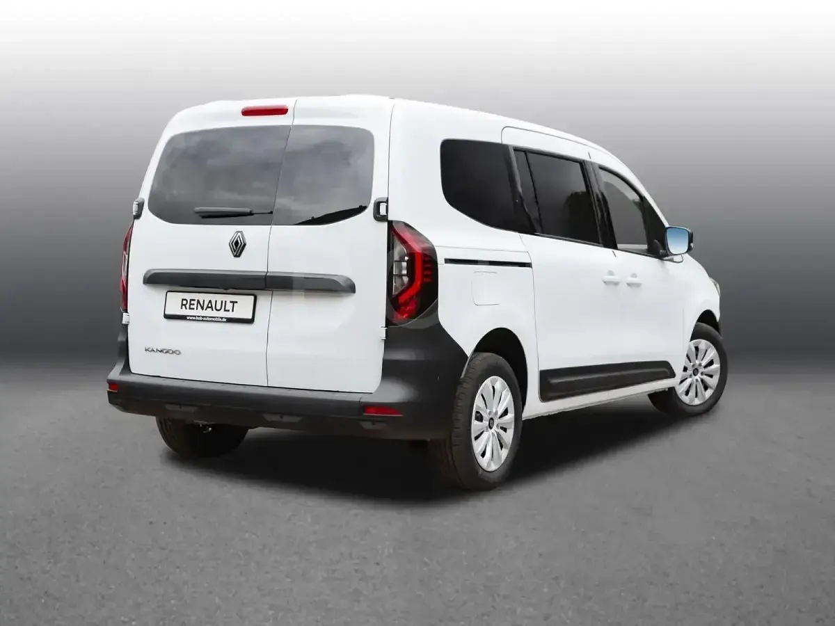 Neu Renault Kangoo Equilibre 131 PS (96 kW) 2025 Mineralweiß (weiß) Van / Kleinbus