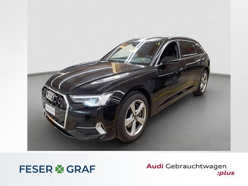 Mythosschwarz metallic Gebraucht 2025 Audi A6 Ambiente Kombi | 49.980 € (Superpreis) - Bild 1/4