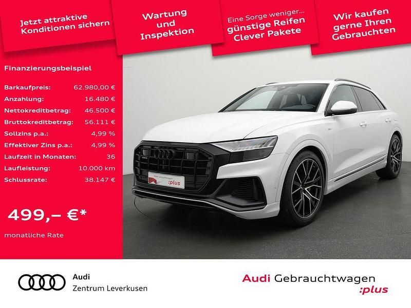 Weiss Gebraucht 2022 Audi Q8 Sport SUV | 62.980 € (Superpreis) - Bild 1/4