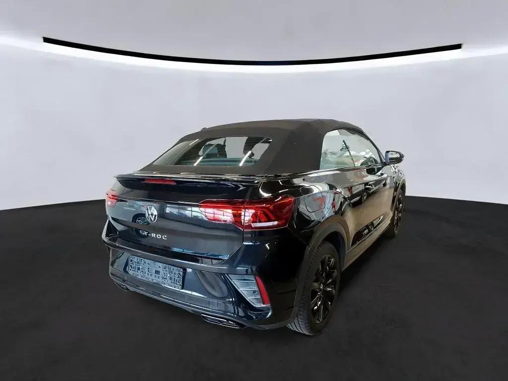 Gebraucht VW T-Roc Cabriolet R-line 150 PS (110 kW) 2023 Schwarz Cabrio