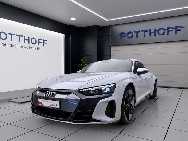 Suzukagrau metallic Gebraucht 2022 Audi e-tron GT quattro Comfort Limousine | 58.750 € (Fairer Preis) - Bild 1/4