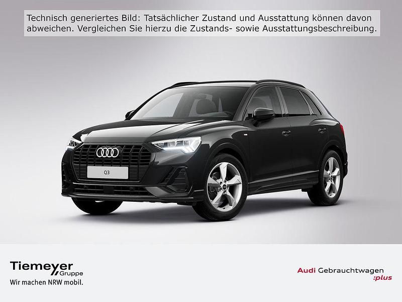 Schwarz Gebraucht 2022 Audi Q3 S-Line SUV | 31.950 € (Superpreis) - Bild 1/4