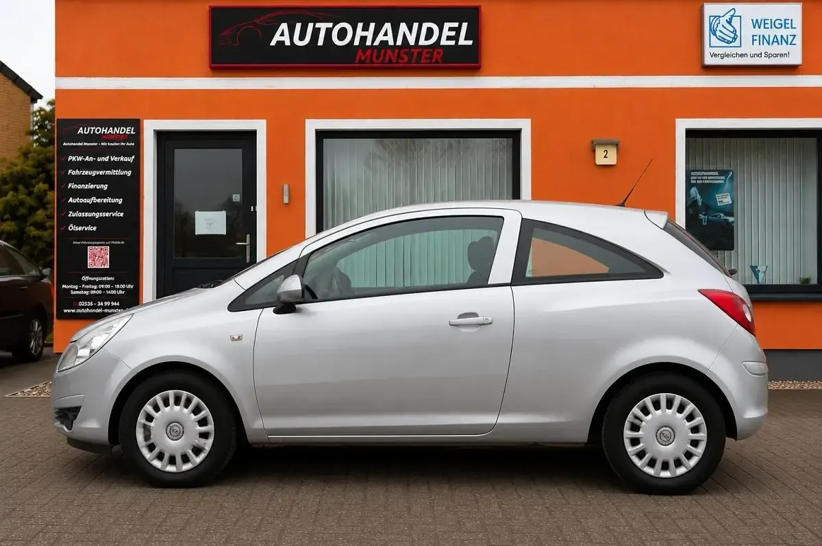 Gebraucht Opel Corsa 80 PS (58 kW) 2008 Silber Kleinwagen