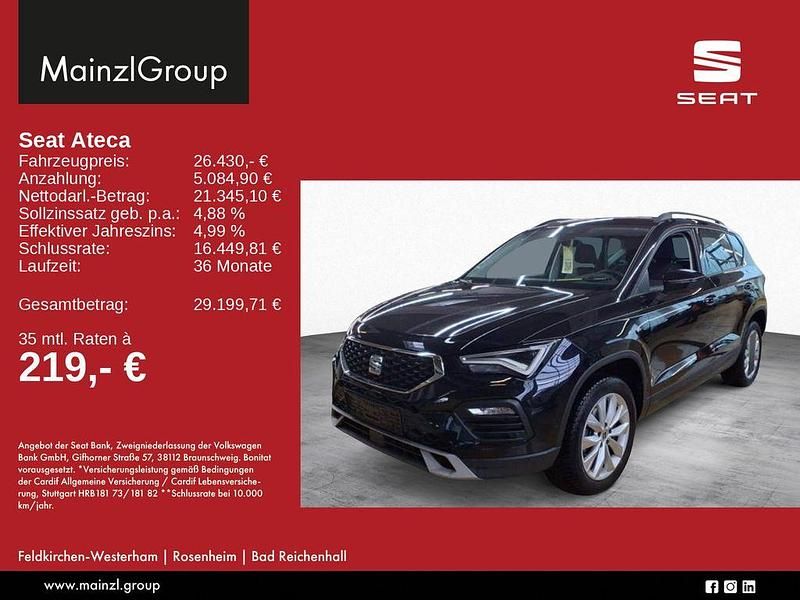 Gebraucht Seat Ateca Style 116 PS (85 kW) 2025 Schwarz SUV