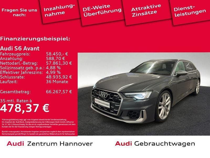 6y daytonagrau perleffekt (metallic) Gebraucht 2024 Audi S6 Basis Kombi | 58.450 € (Guter Preis) - Bild 1/4