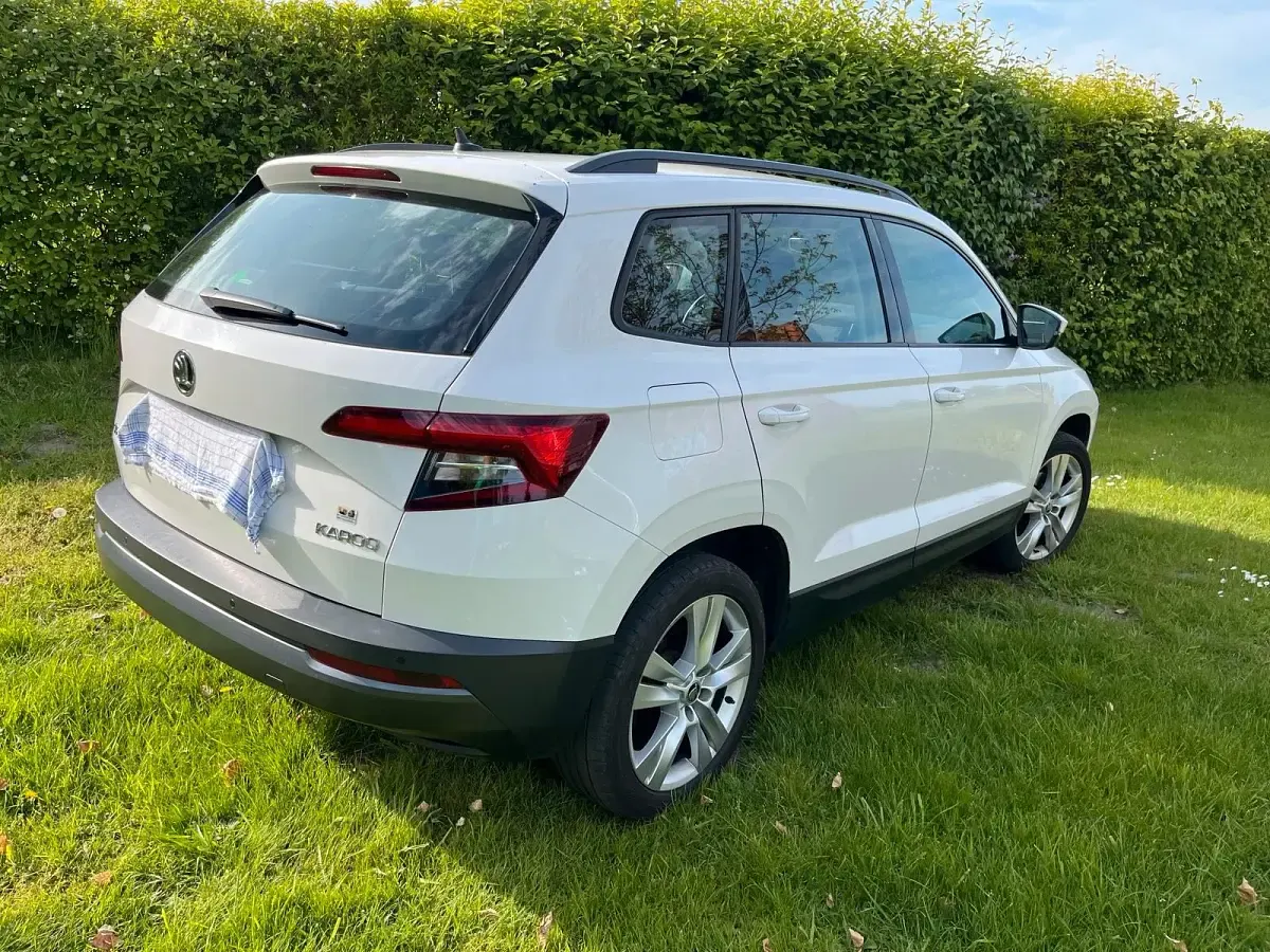 Gebraucht Skoda Karoq 150 PS (110 kW) 2019 Weiß SUV