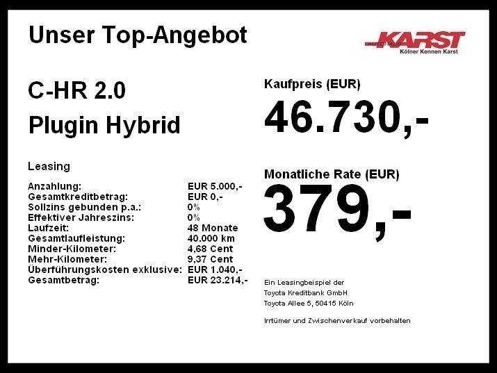 Andere farbe Gebraucht 2025 Toyota C-HR Sport SUV | 46.730 € - Bild 1/1