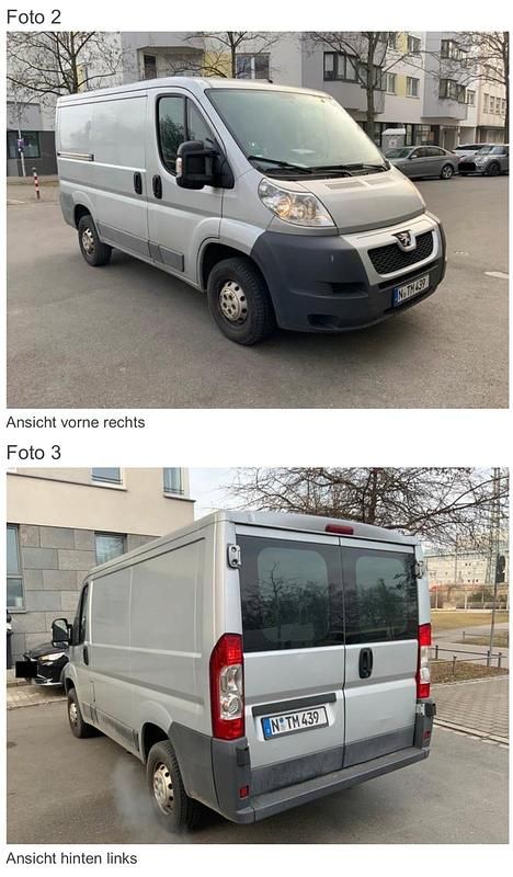 Gebraucht Peugeot Boxer 131 PS (96 kW) 2012 Silber Van