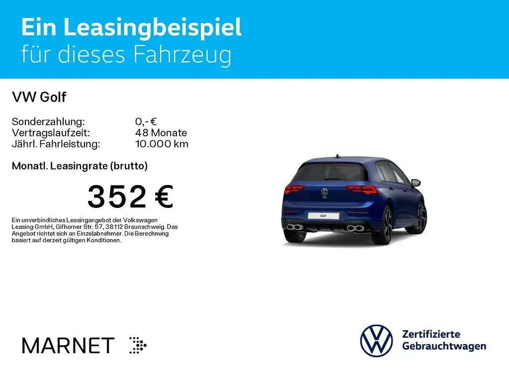 Occasion VW Golf VIII Style 320 ch (235 kW) 2022 Bleue Berline