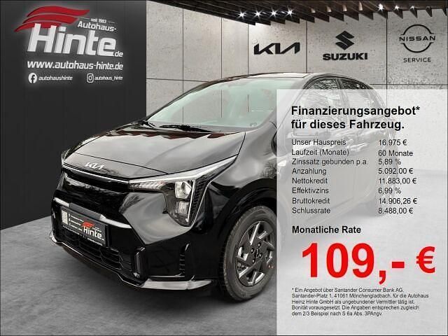 Abp)aurora black pearl (schwarz Neu 2024 Kia Picanto Vision Kleinwagen | 16.975 € (Fairer Preis) - Bild 1/3