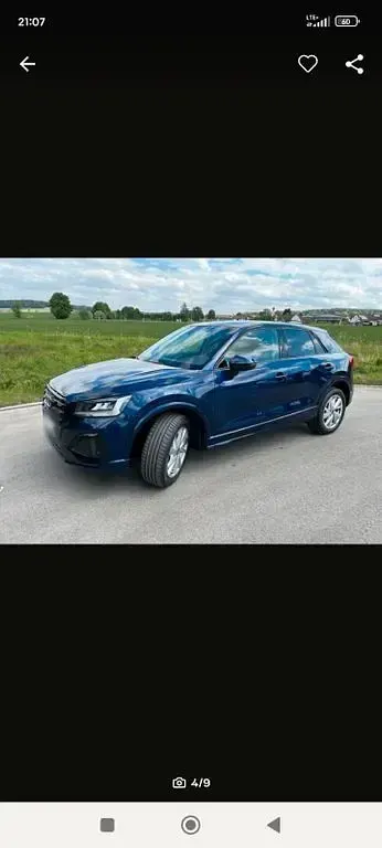 Gebraucht Audi Q2 Advanced 150 PS (110 kW) 2023 Blau SUV