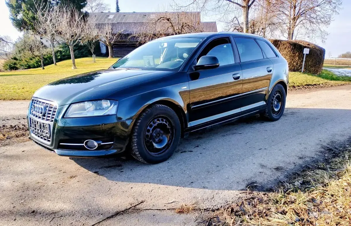 Gebraucht Audi A3 S-Line 125 PS (91 kW) 2009 Schwarz Kleinwagen