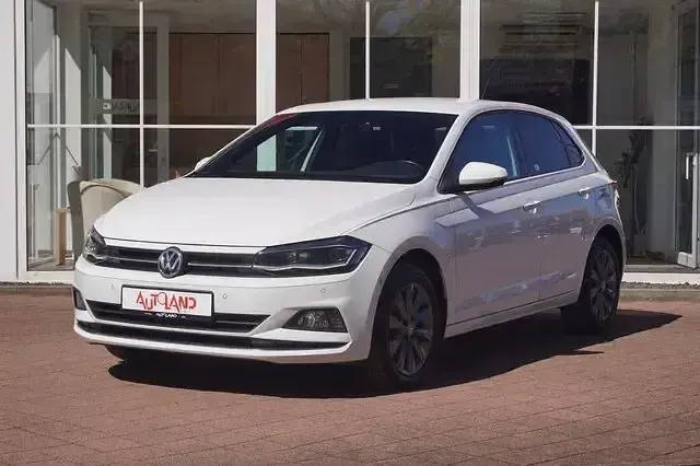 Gebraucht VW Polo Highline 95 PS (69 kW) 2019 Weiß Kleinwagen