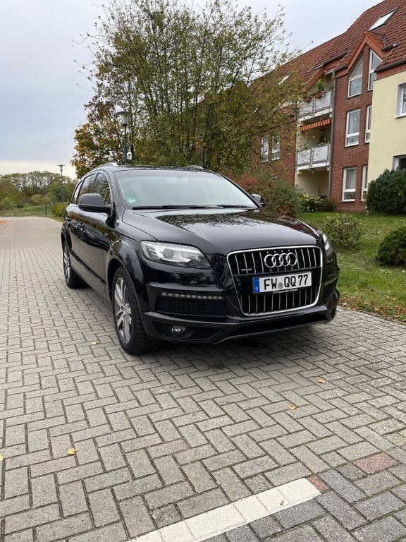 Schwarz Gebraucht 2012 Audi Q7 S-Line SUV | 16.999 € (Guter Preis) - Bild 1/4
