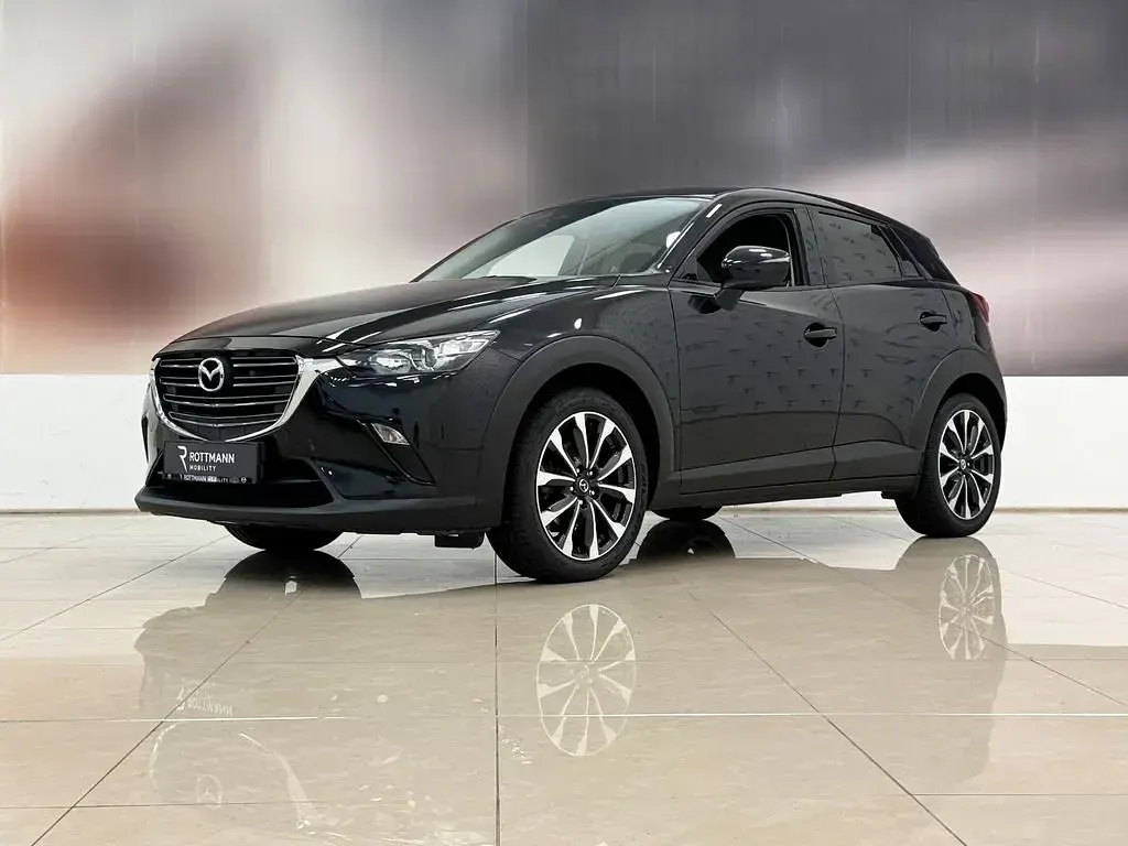 Gebraucht Mazda CX-3 Ad'Vantage 121 PS (88 kW) 2021 Schwarz SUV