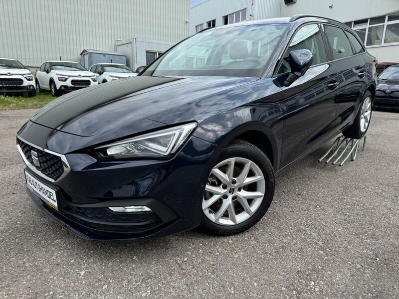 Blau Gebraucht 2022 Seat Leon ST Business Kombi | 15.200 € (Fairer Preis) - Bild 1/4